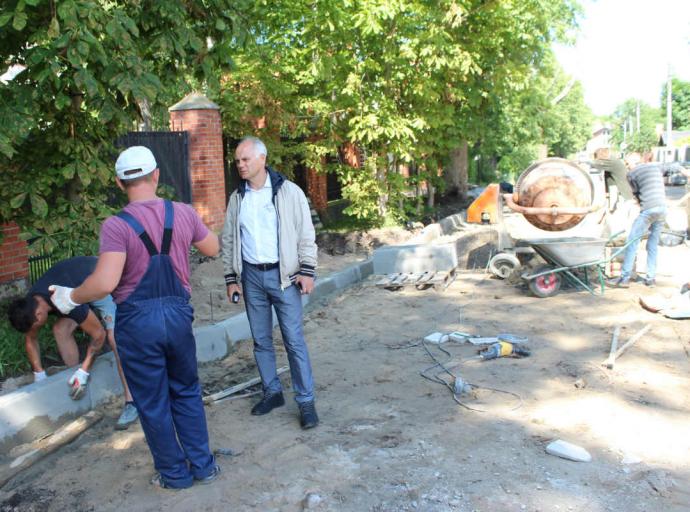 На ул. Гагарина продолжаются масштабные работы 