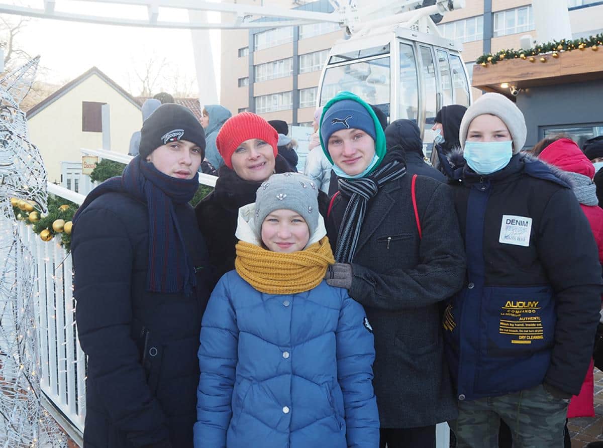 Праздничный Зеленоградск с высоты