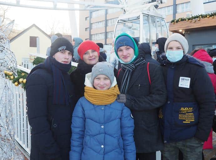 Праздничный Зеленоградск с высоты