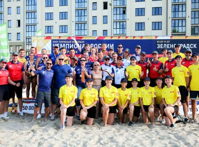 В Зеленоградске прошёл V этап чемпионата России по пляжному волейболу