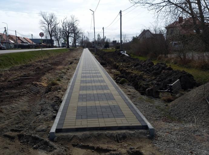 Поселки Коврово и Васильково соединит двухкилометровый тротуар