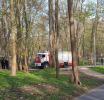Зеленоградцы просили разобраться с возгоранием контейнера на кладбище