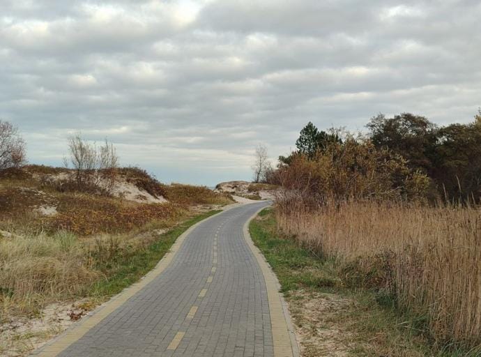 Строительство второй очереди велодорожки «От косы до косы»