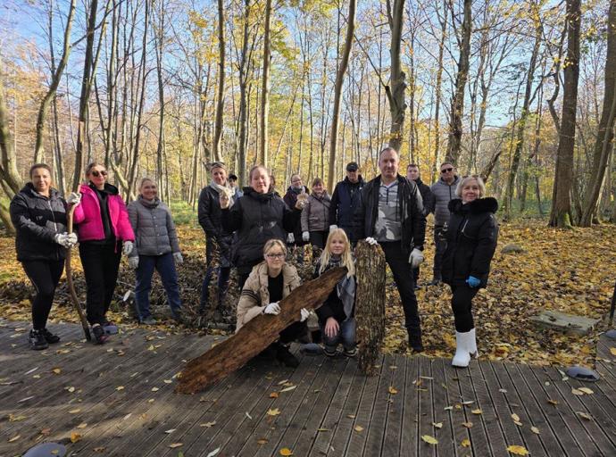 Окружной флешмоб чистоты