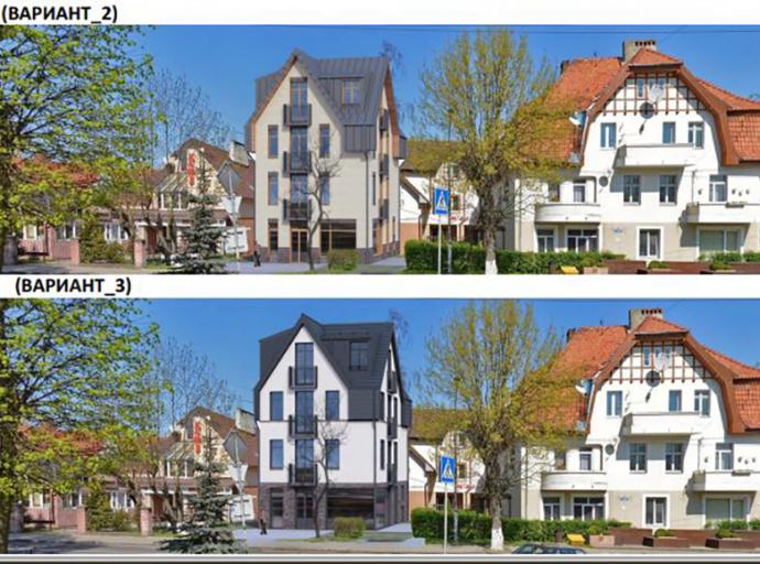 Областной архитектурно-градостроительный совет определил внешний вид новой гостиницы на улице Ленина в Зеленоградске