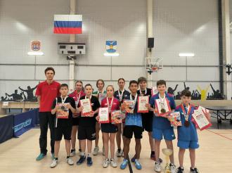 Воспитанники спортшколы «Янтарь» завоевали одиннадцать призовых мест областного Первенства по настольному теннису