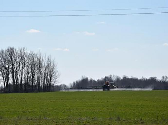 В округе началась подкормка озимых культур