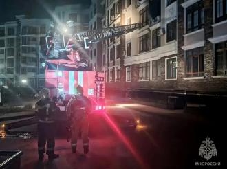 Сотрудники МЧС России потушили пожар в Зеленоградске