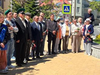 Сегодня в Зеленоградском округе состоялись торжественные митинги, посвящённые Дню пограничника