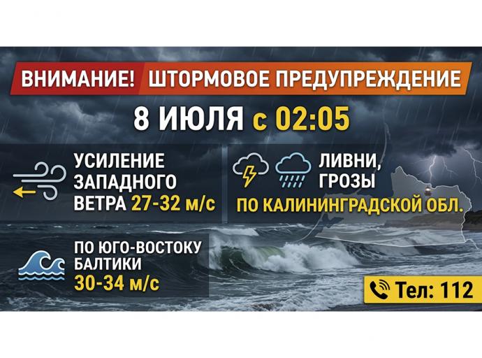 Внимание: усиление ветра